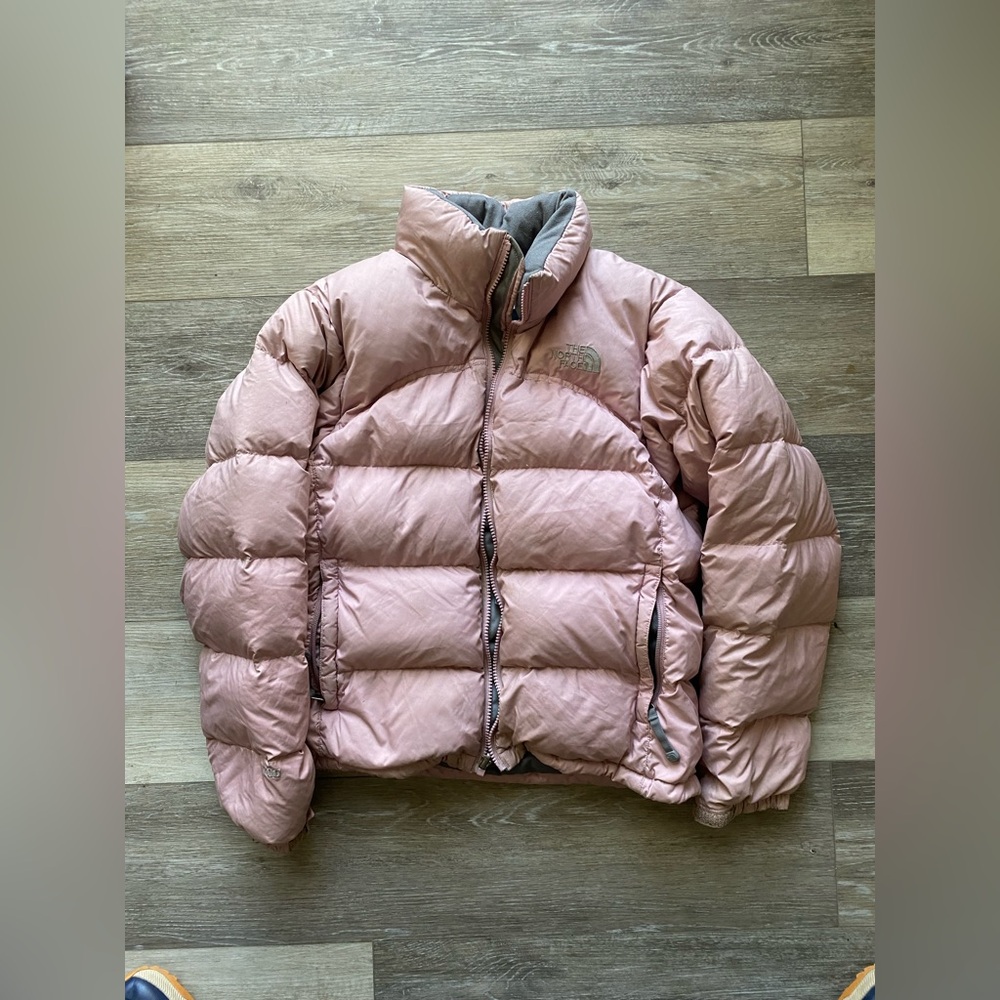 The North Face Women’s Pink Nuptse Down Jacket